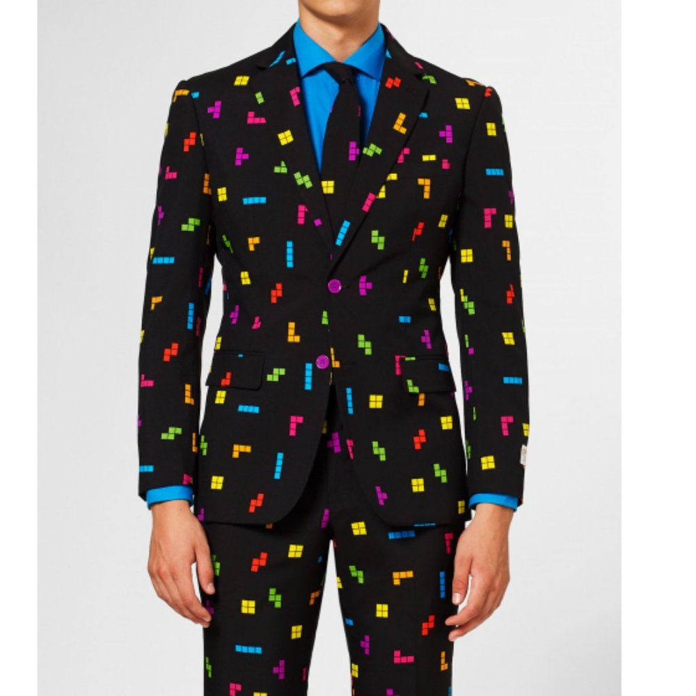 Opposuits Tetris Mens Suit